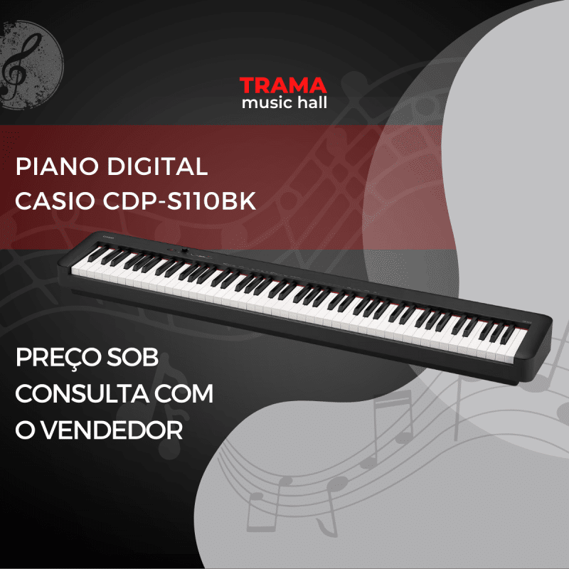 PIANO DIGITAL CASIO CDP-S110BK